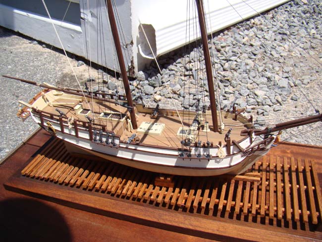 A model of the colonial schooner "Sultana" built in Boston in 1767 carrying 8 guns — image 3